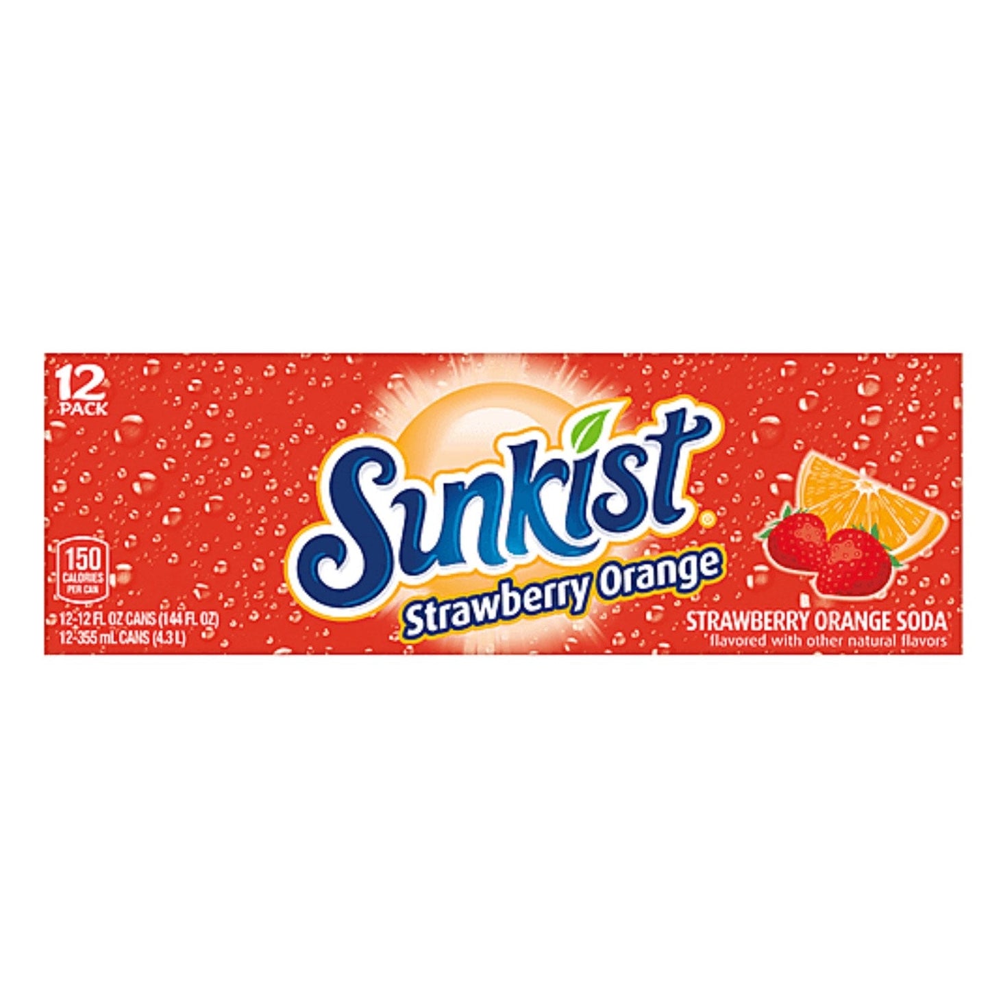 Sunkist Strawberry Orange - Vintage Soda Company