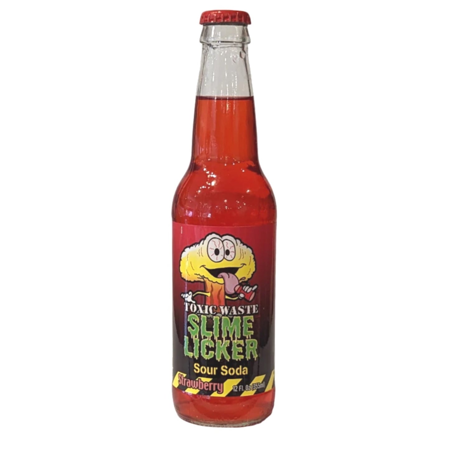 Toxic Waste Slime Licker Strawberry Sour Soda Case - Vintage Soda Company