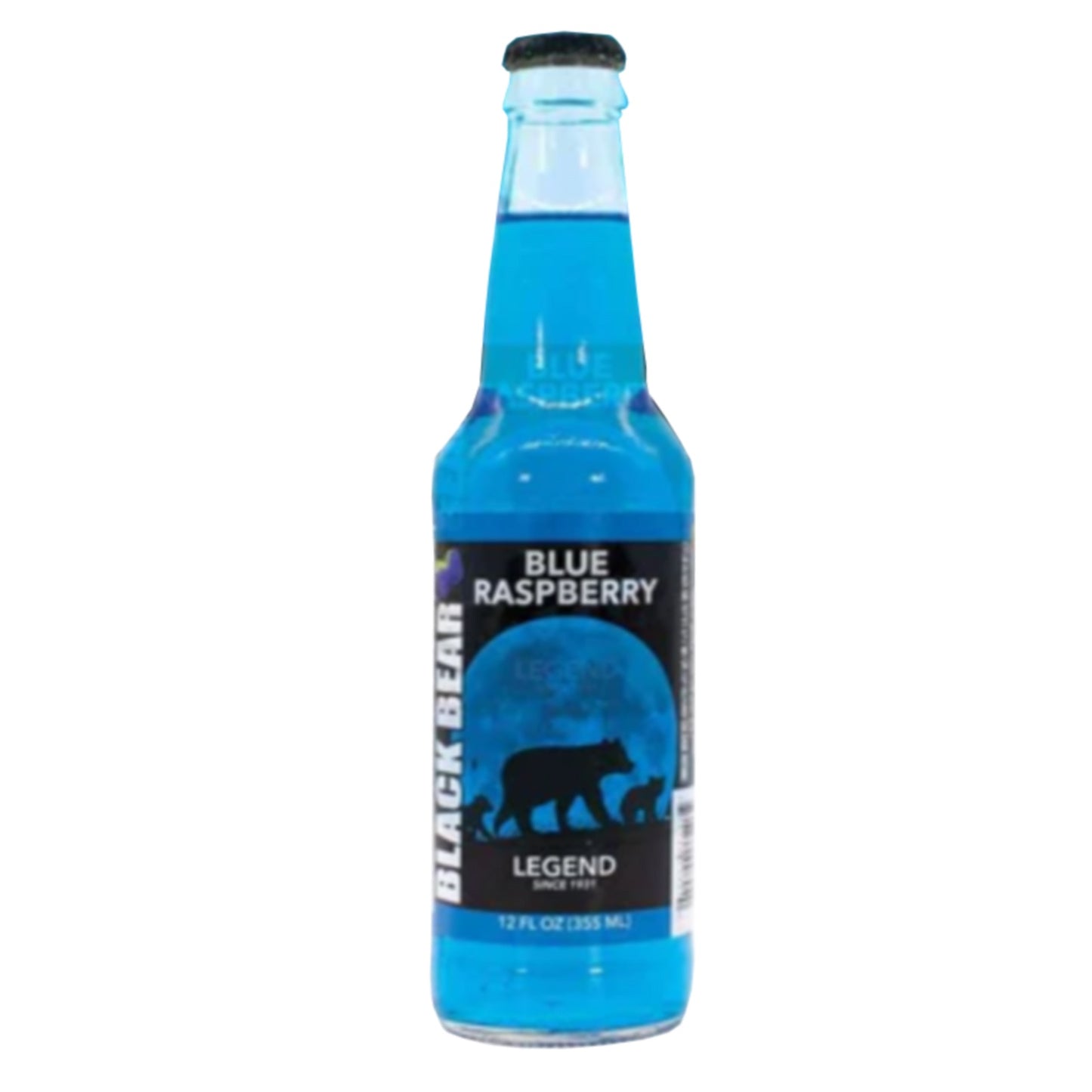 Black Bear Blue Raspberry Soda