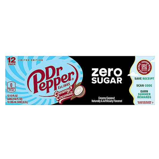 ** DATED NOVEMBER 11 2024 ** Dr Pepper Creamy Coconut Zero