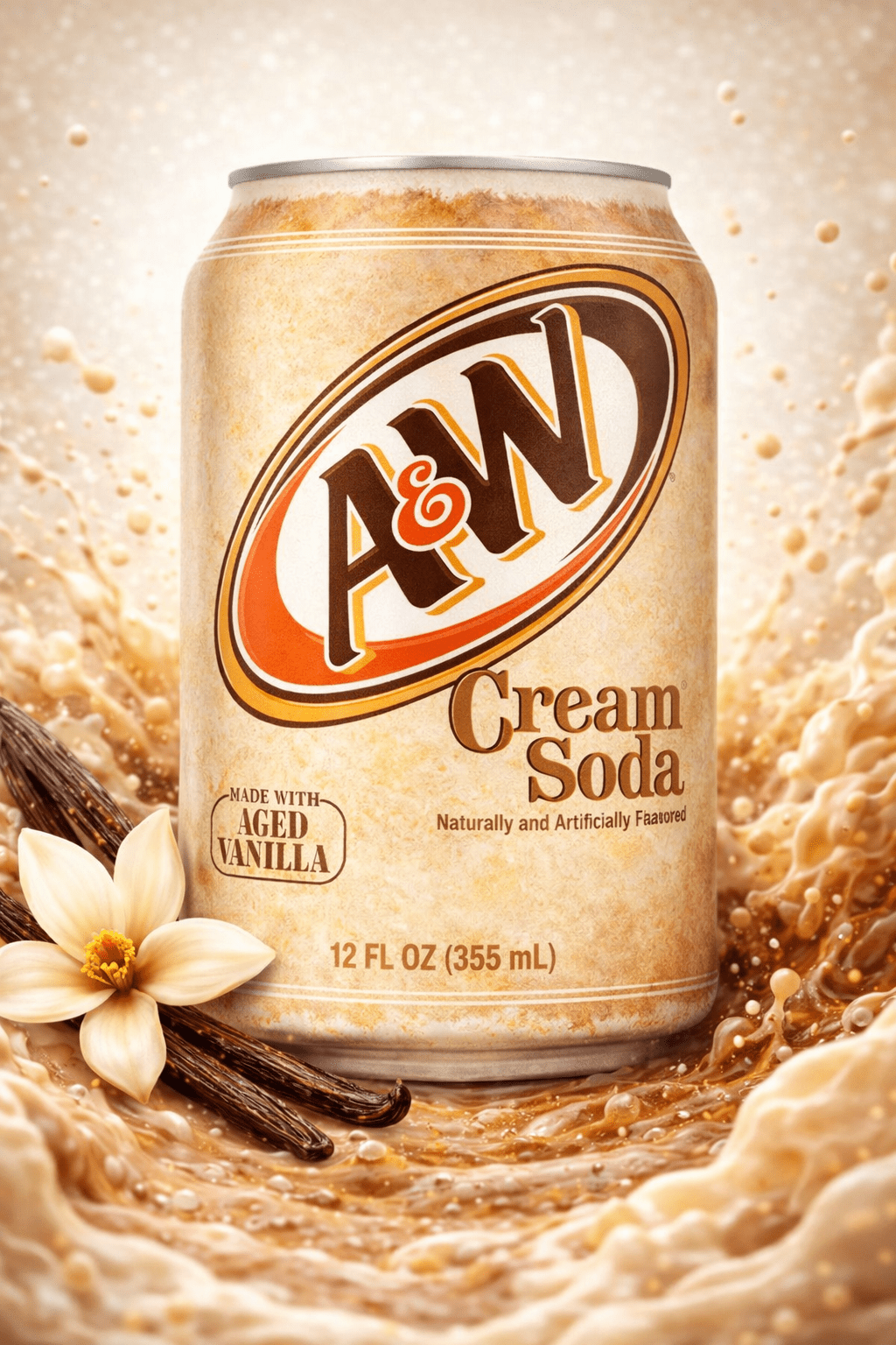 A&W Cream Soda - Vintage Soda Company