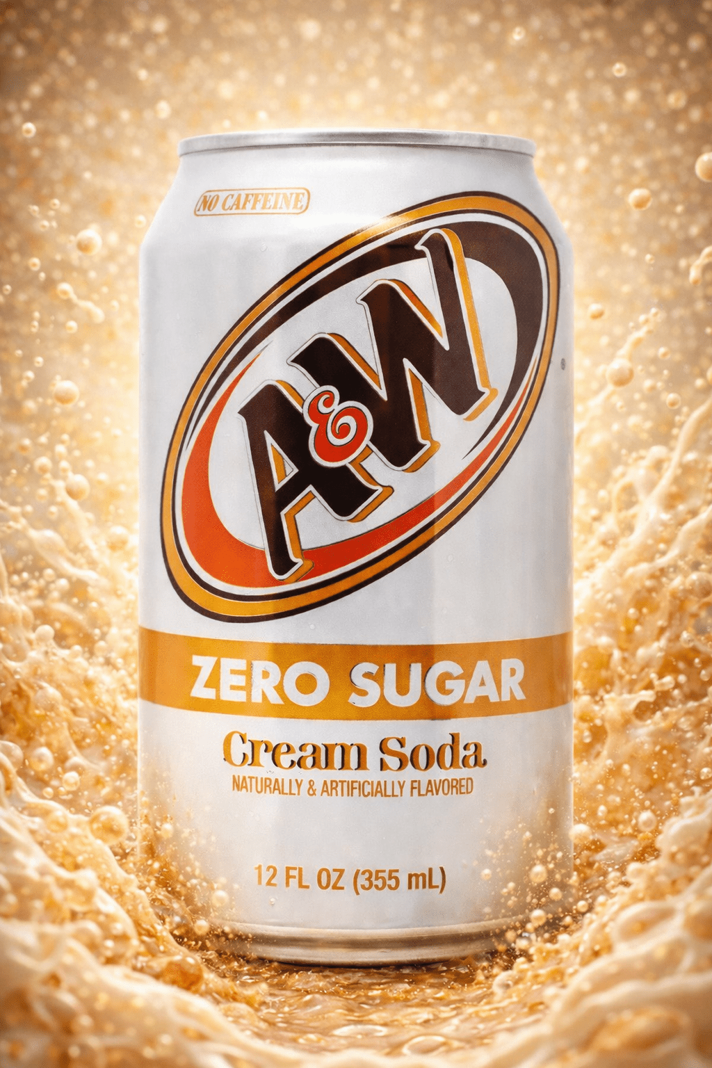 A&W Cream Soda Zero - Vintage Soda Company