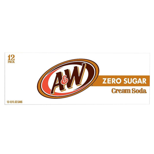 A&W Cream Soda Zero - Vintage Soda Company