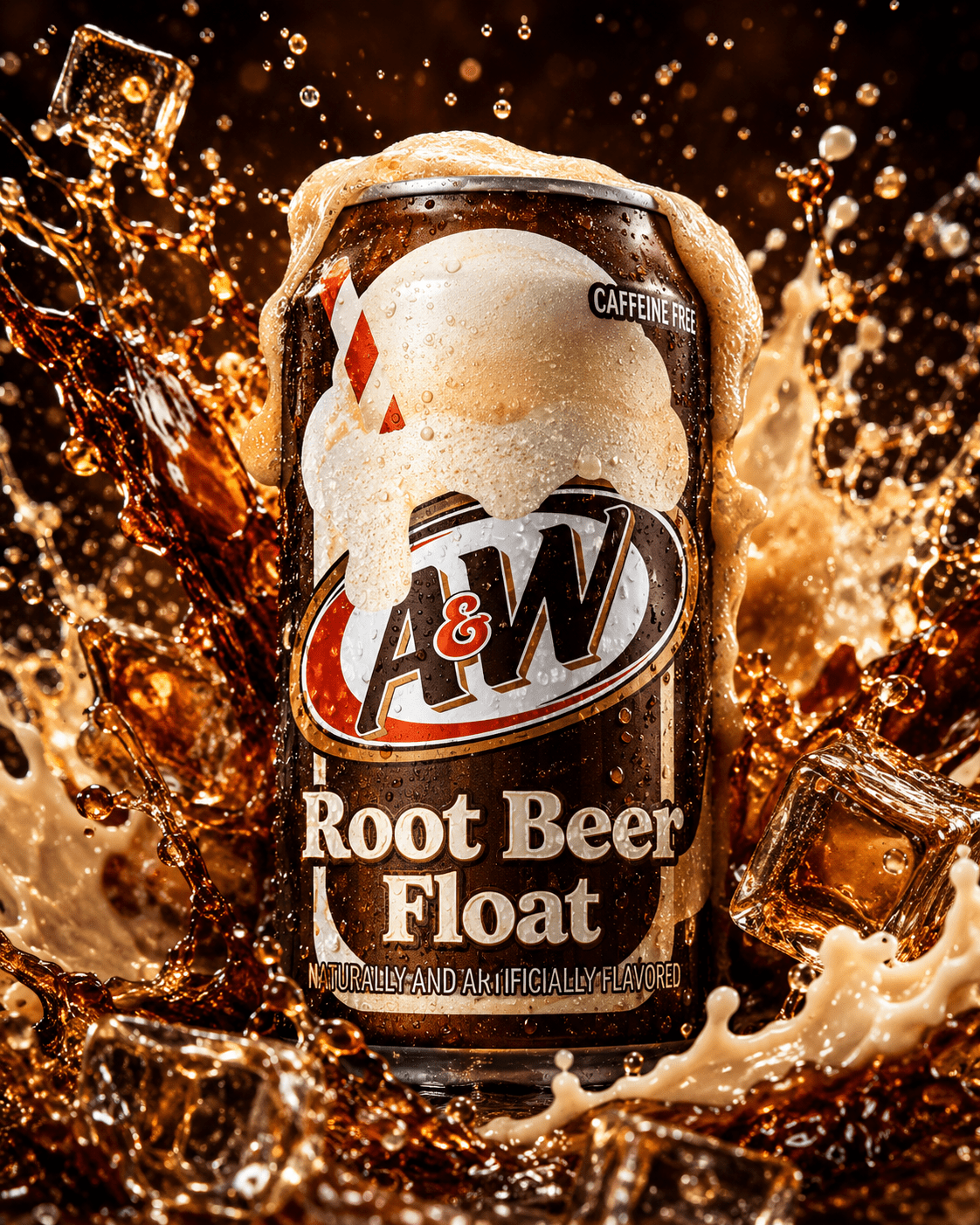 A&W Root Beer Float - Vintage Soda Company