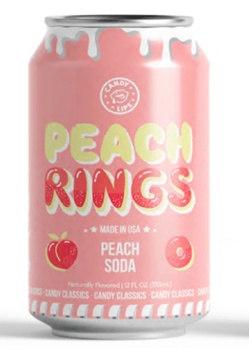 Candy Lips - Peach Rings - Vintage Soda Company