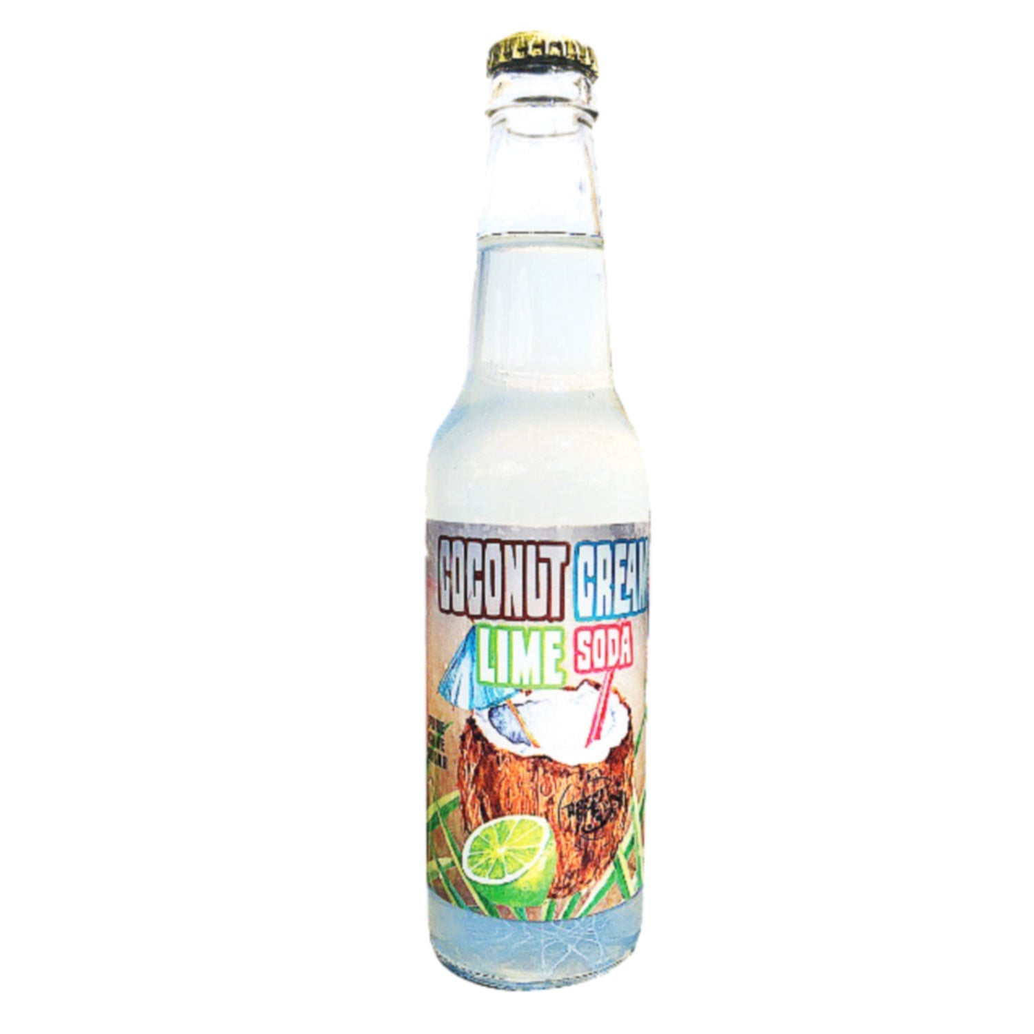 Coconut Cream Lime Case - Vintage Soda Company