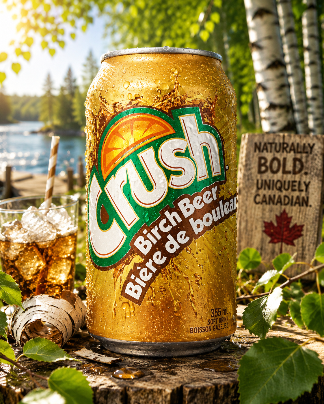 Crush Birch Beer - Vintage Soda Company
