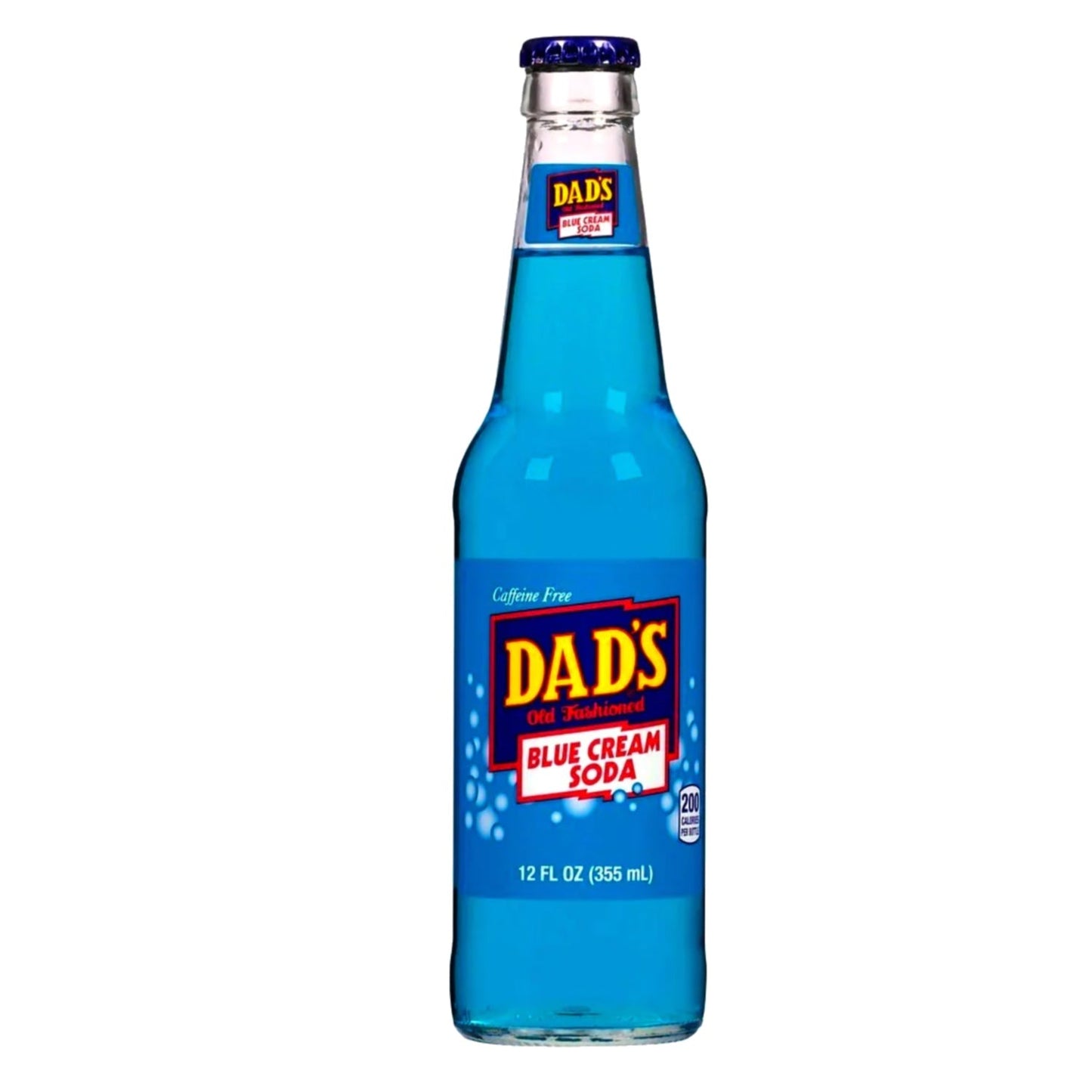 Dad's Blue Cream Soda Case - Vintage Soda Company