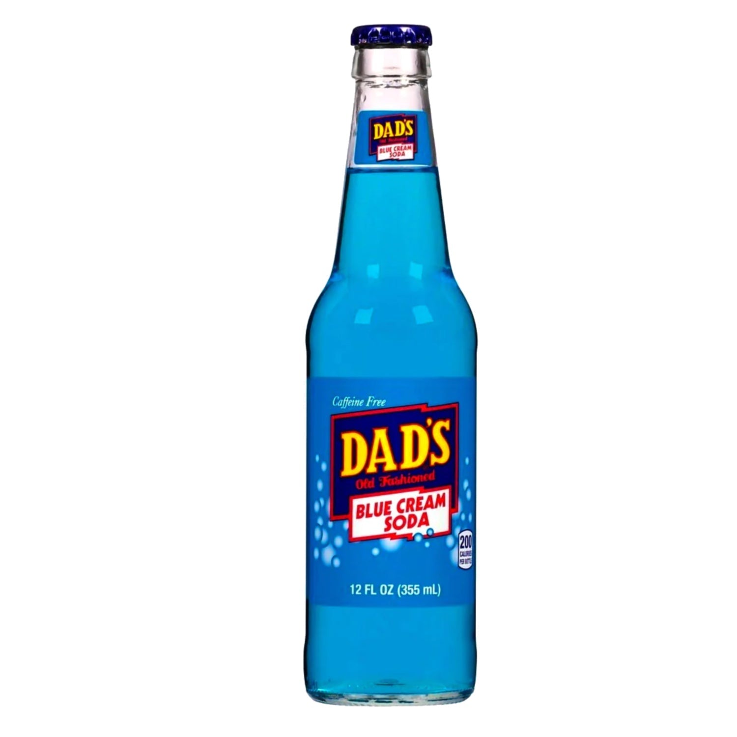 Dad's Blue Cream Soda Case - Vintage Soda Company