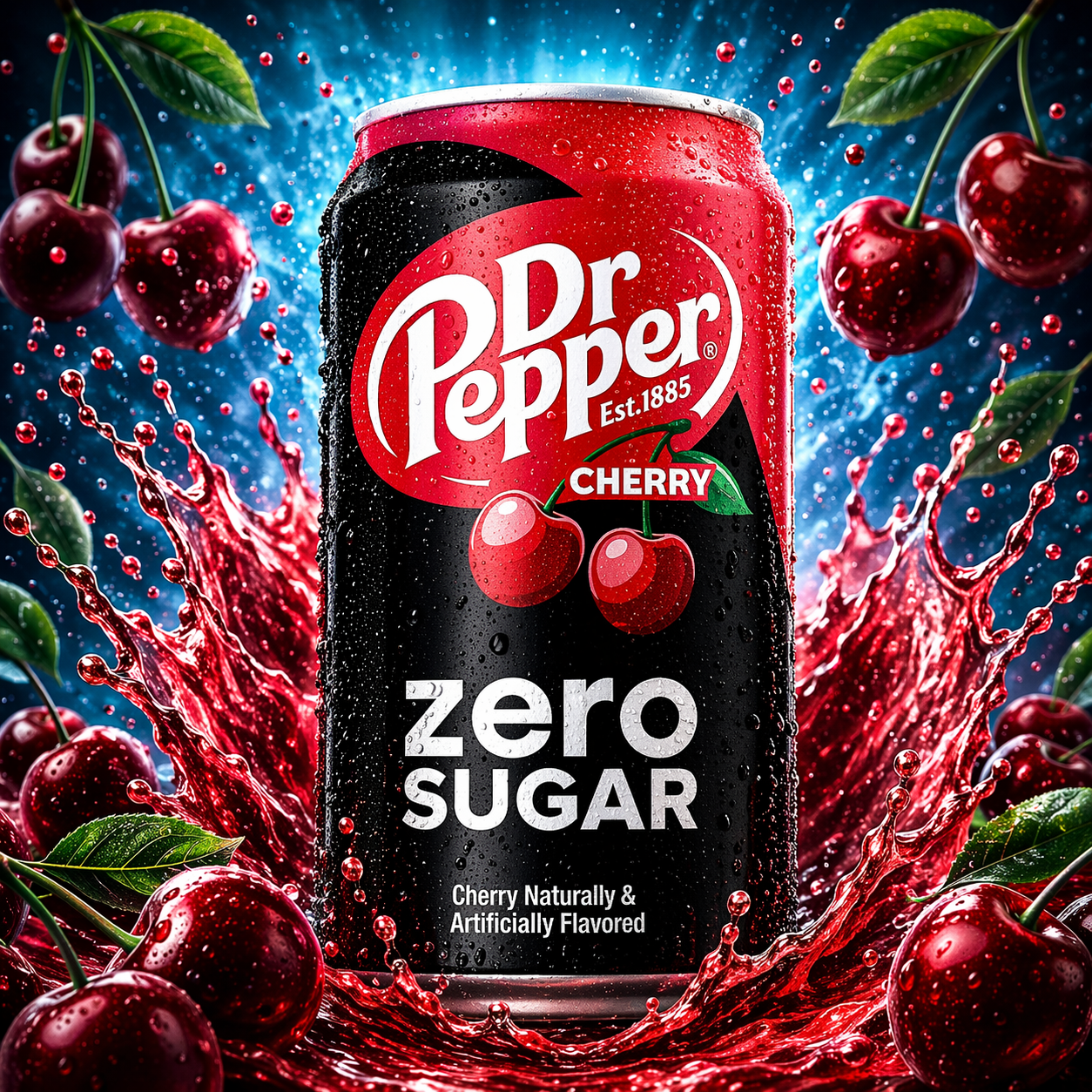 Dr Pepper Cherry Zero - Case - Vintage Soda Company