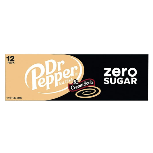 Dr Pepper Cream Soda Zero - Case - Vintage Soda Company