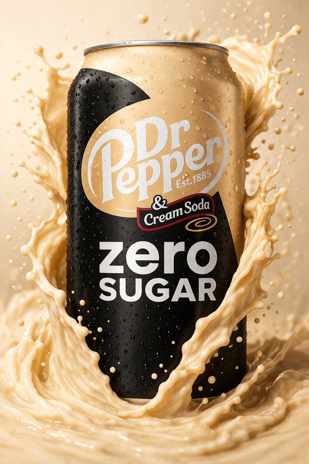 Dr Pepper Cream Soda Zero - Case - Vintage Soda Company
