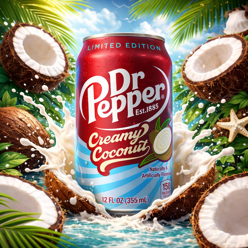 Dr Pepper Creamy Coconut - Vintage Soda Company