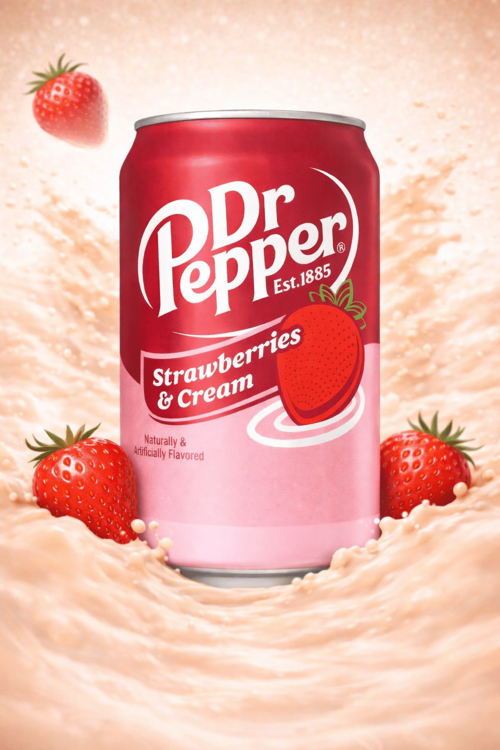 Dr Pepper Strawberries & Cream - Case - Vintage Soda Company