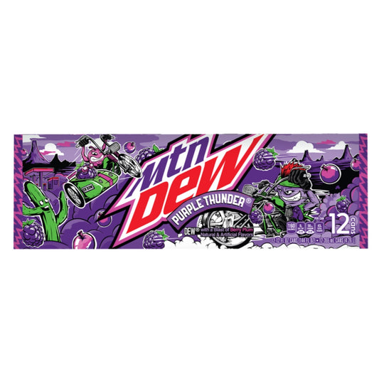 Mountain Dew Purple Thunder - Case