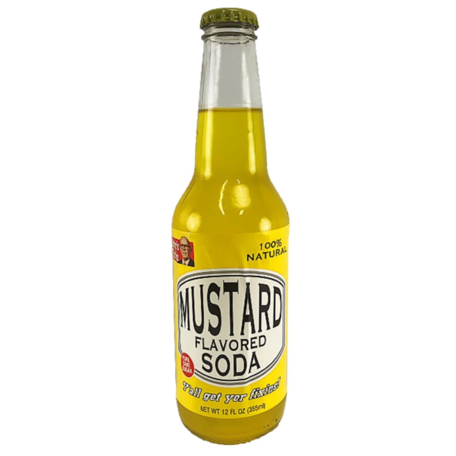 Lester's Fixins Mustard Soda Case - Vintage Soda Company