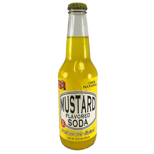 Lester's Fixins Mustard Soda Case - Vintage Soda Company