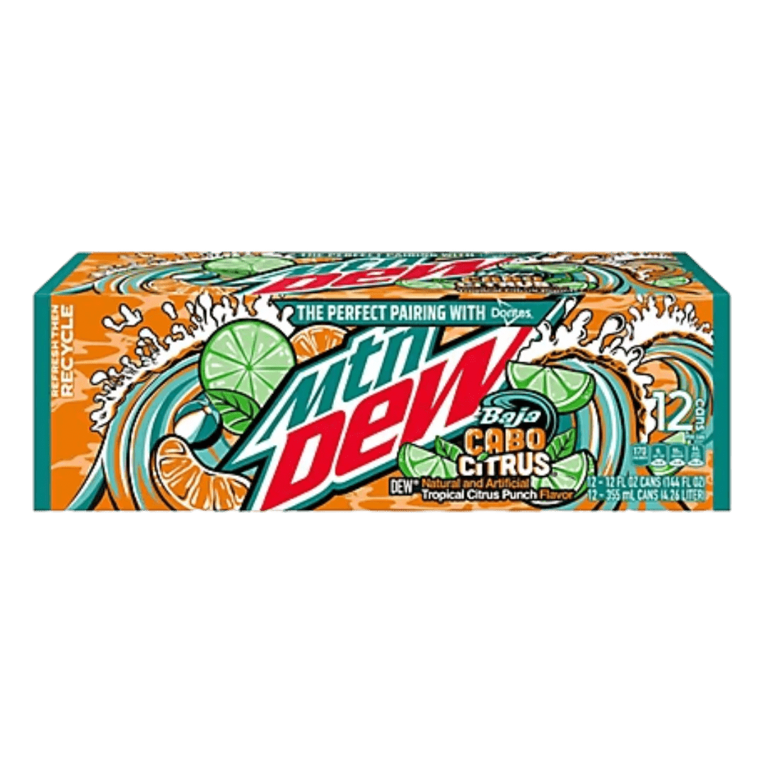 Mountain Dew Baja Cabo Citrus - Vintage Soda Company