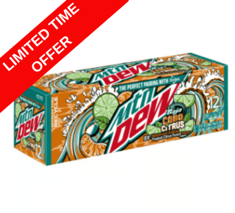 Mountain Dew Baja Cabo Citrus - Vintage Soda Company