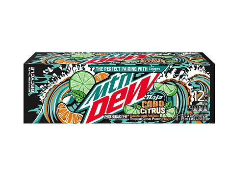 Mountain Dew Baja Cabo Citrus Zero - Vintage Soda Company
