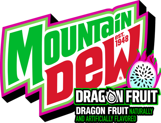 Mountain Dew Dragon Fruit - Vintage Soda Company
