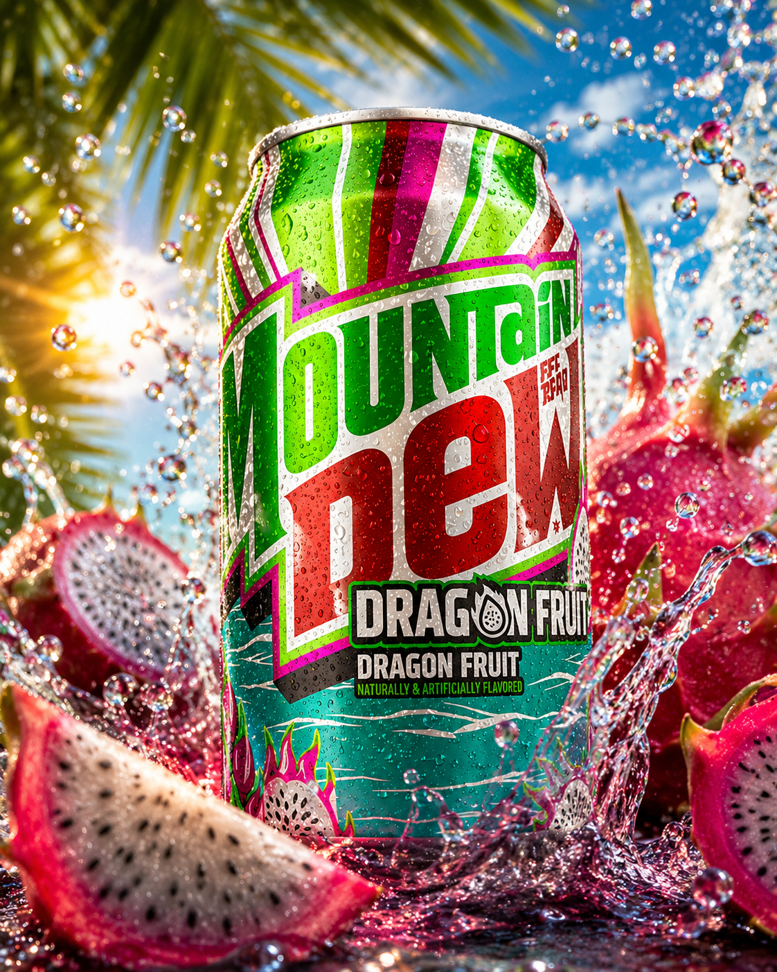 Mountain Dew Dragon Fruit - Vintage Soda Company