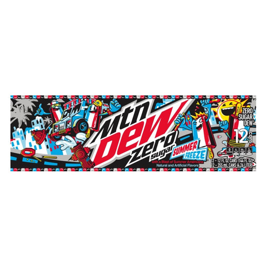 Mountain Dew Summer Freeze Zero - Case - Vintage Soda Company