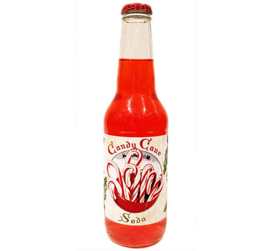 RF Candy Cane Soda Case - Vintage Soda Company