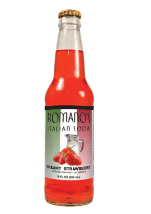 Romano's Creamy Strawberry - Vintage Soda Company