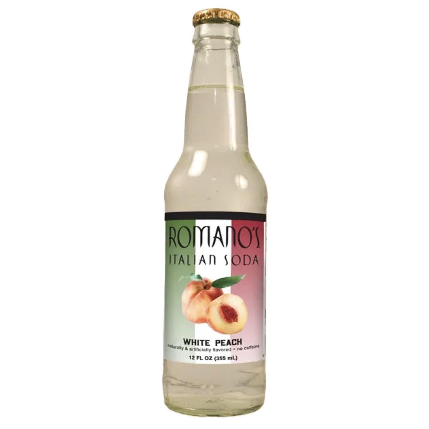 Romano's White Peach - Vintage Soda Company