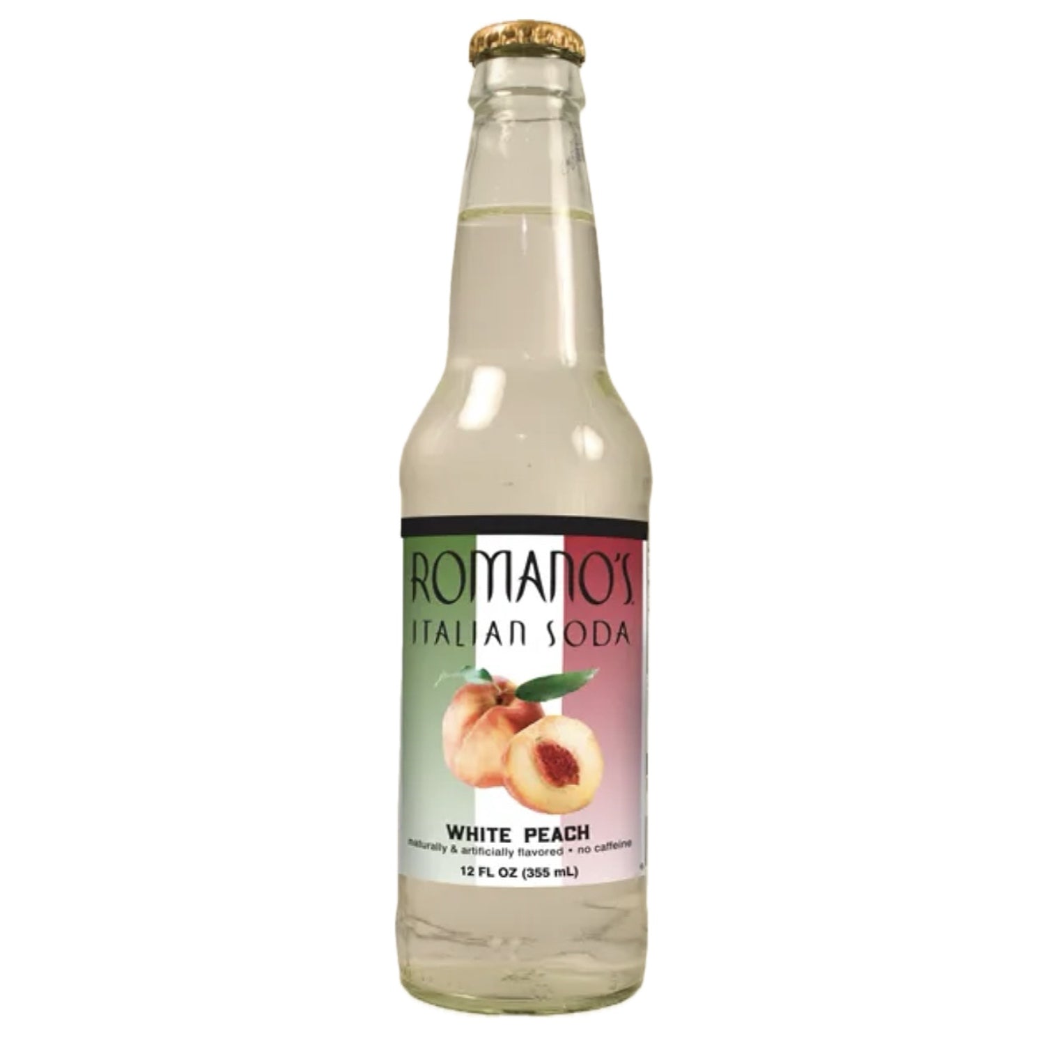 Romano's White Peach - Vintage Soda Company