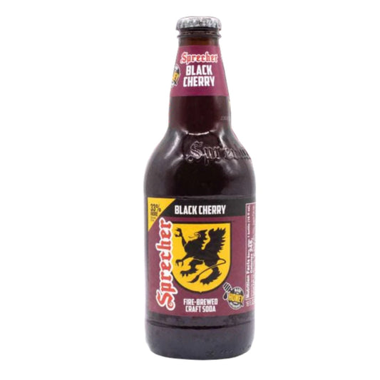 Sprecher's Black Cherry Soda - Vintage Soda Company