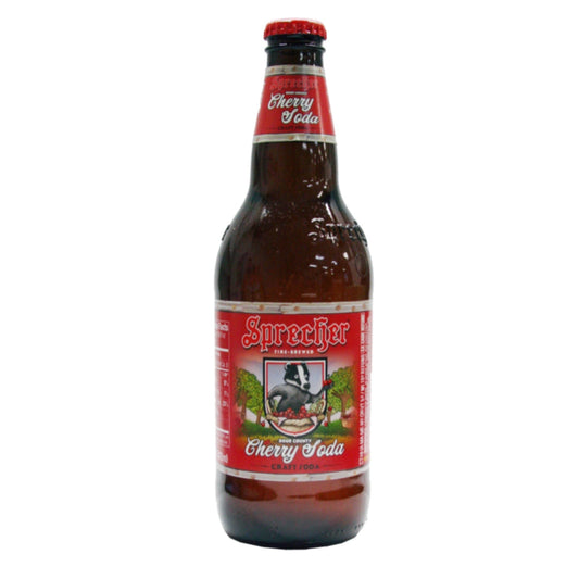 Sprecher's Cherry Soda Case - Vintage Soda Company