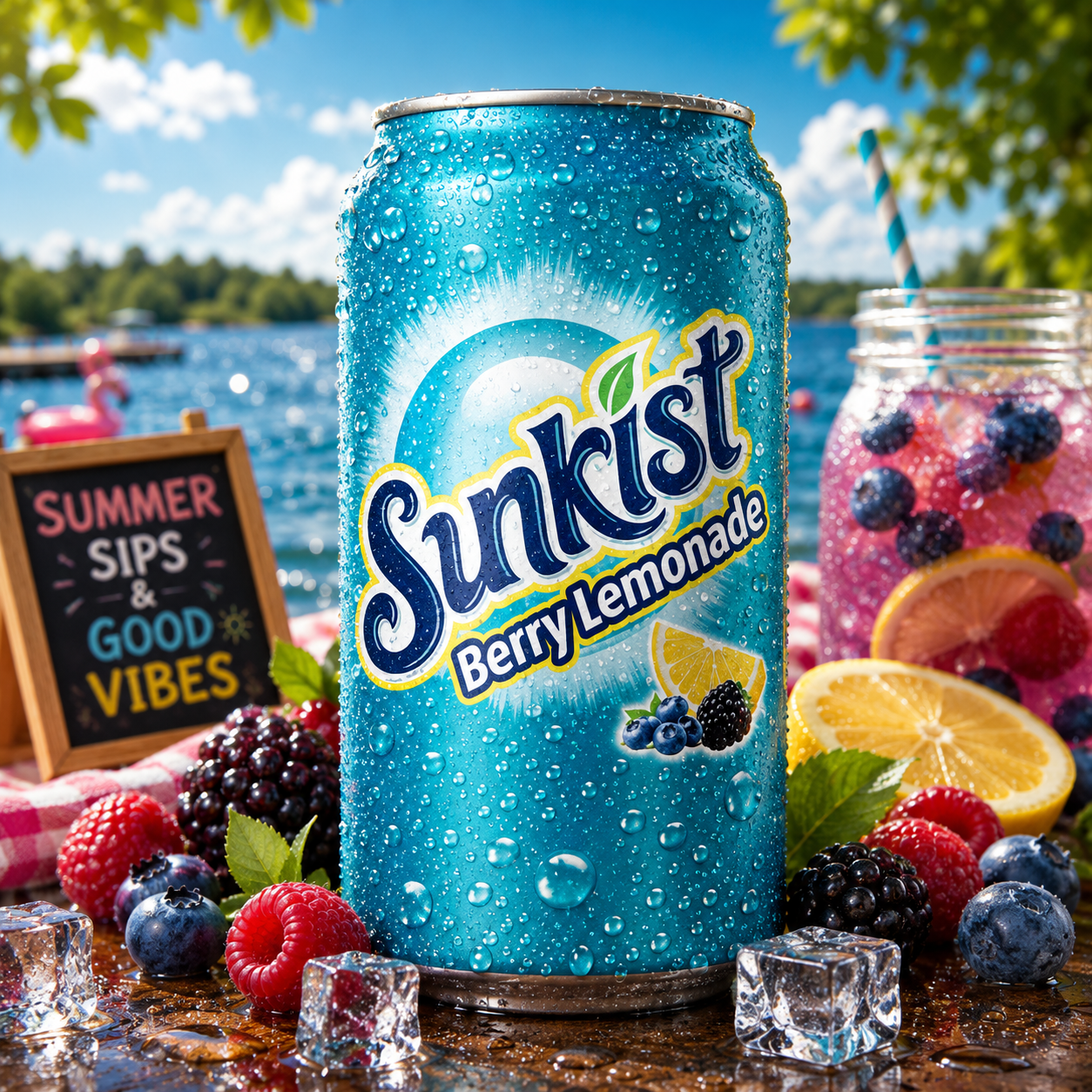 Sunkist Berry Lemonade - Vintage Soda Company