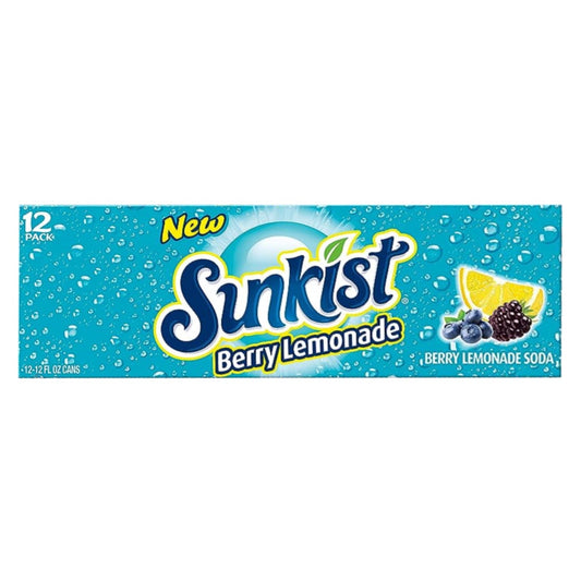 Sunkist Blueberry Lemonade - Case - Vintage Soda Company