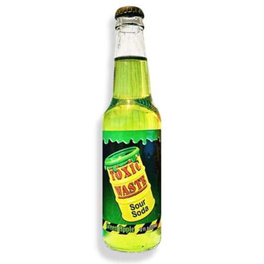 Toxic Waste Green Apple Sour Soda Case - Vintage Soda Company