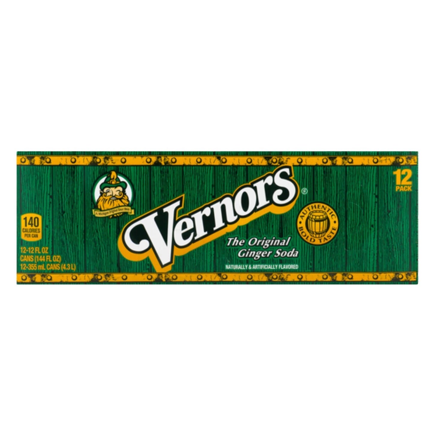 Vernors Ginger Ale - case - Vintage Soda Company