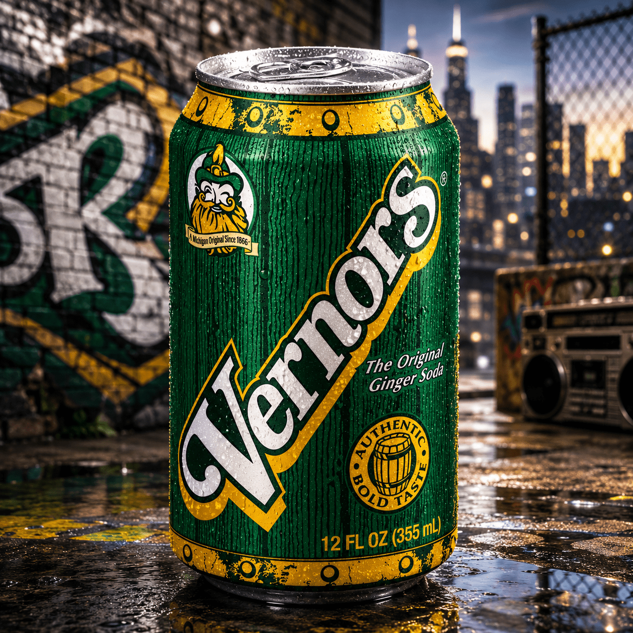 Vernors Ginger Ale - case - Vintage Soda Company